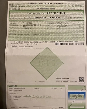 Audi A4 cena 34900 przebieg: 200000, rok produkcji 2008 z Sulejów małe 781